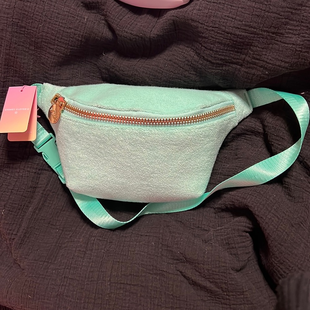 Stoney Clover Lane x Target green terry Fanny pack